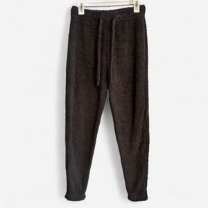 Serra Charcoal Plush Fleece Lounge Pants